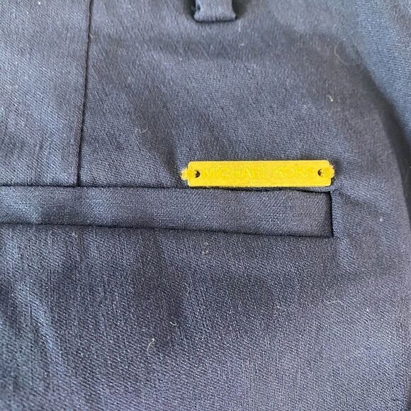 nwt Michael Kors 6P Navy Miranda Pant - Picture 6 of 8